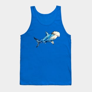 Watercolor Hammerhead Shark Tank Top